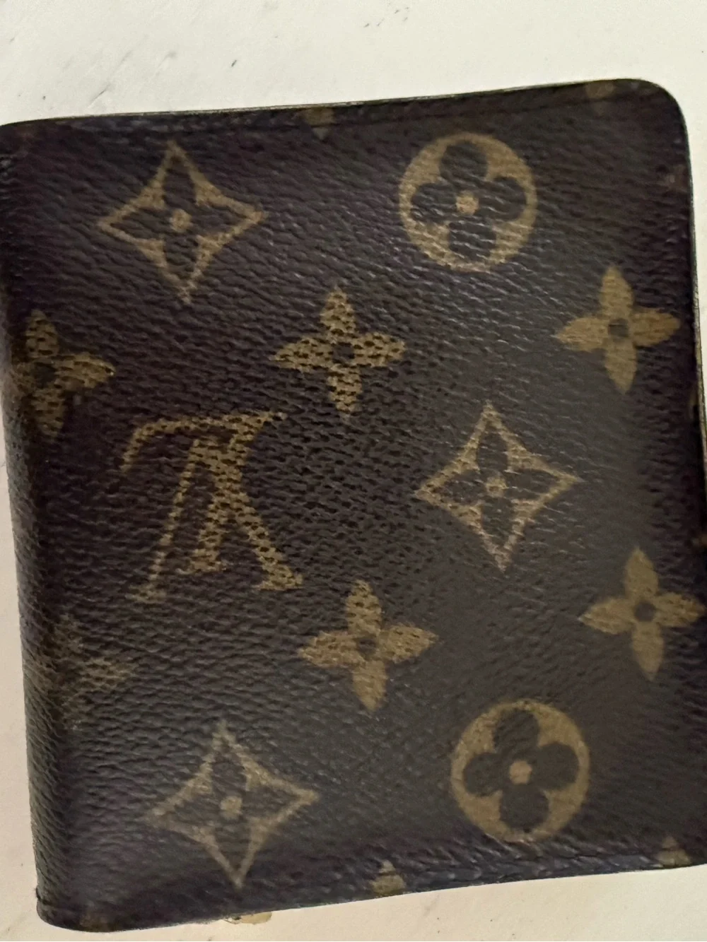 Louis Vuitton Monogram compact zip wallet Vintage